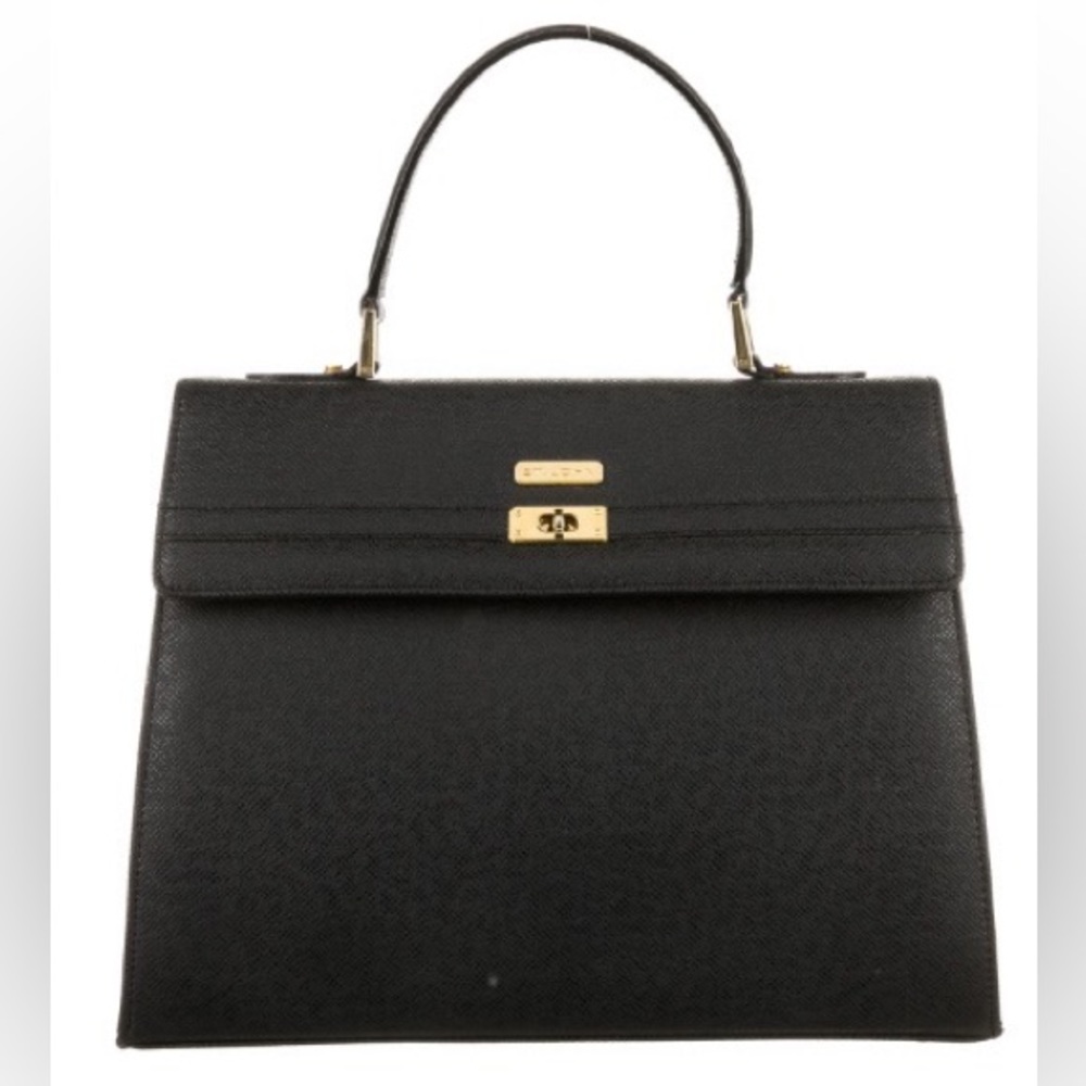 St. John Leather Handle Bag